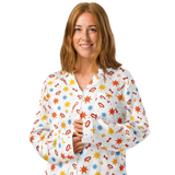 Pet Inspired Print Pajama Long Sleeve Shirt