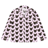 Custom Pet Face Pajama Long Sleeve Shirt