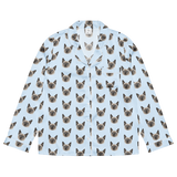 Custom Pet Face Pajama Long Sleeve Shirt