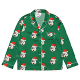 Custom Pet Face Pajama Long Sleeve Shirt