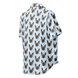Custom Pet Face Pajama Short Sleeve Shirt