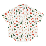 Pet Inspired Print Pajama Short Sleeve Shirt