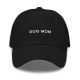 Dog Mom Embroidered Dad Hat