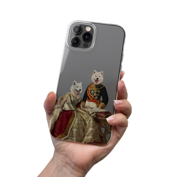 King & Queen Pet Portrait Phone Cases