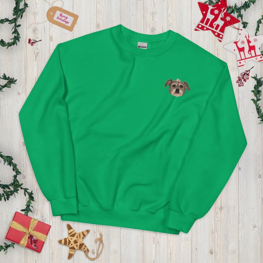 Custom Embroidered Pet Crewneck