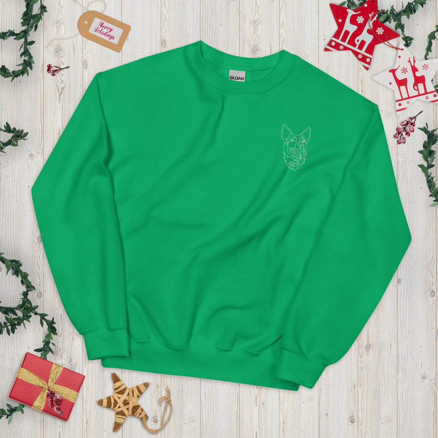 Custom Embroidered Pet Crewneck