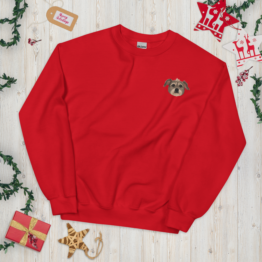 Custom Embroidered Pet Crewneck