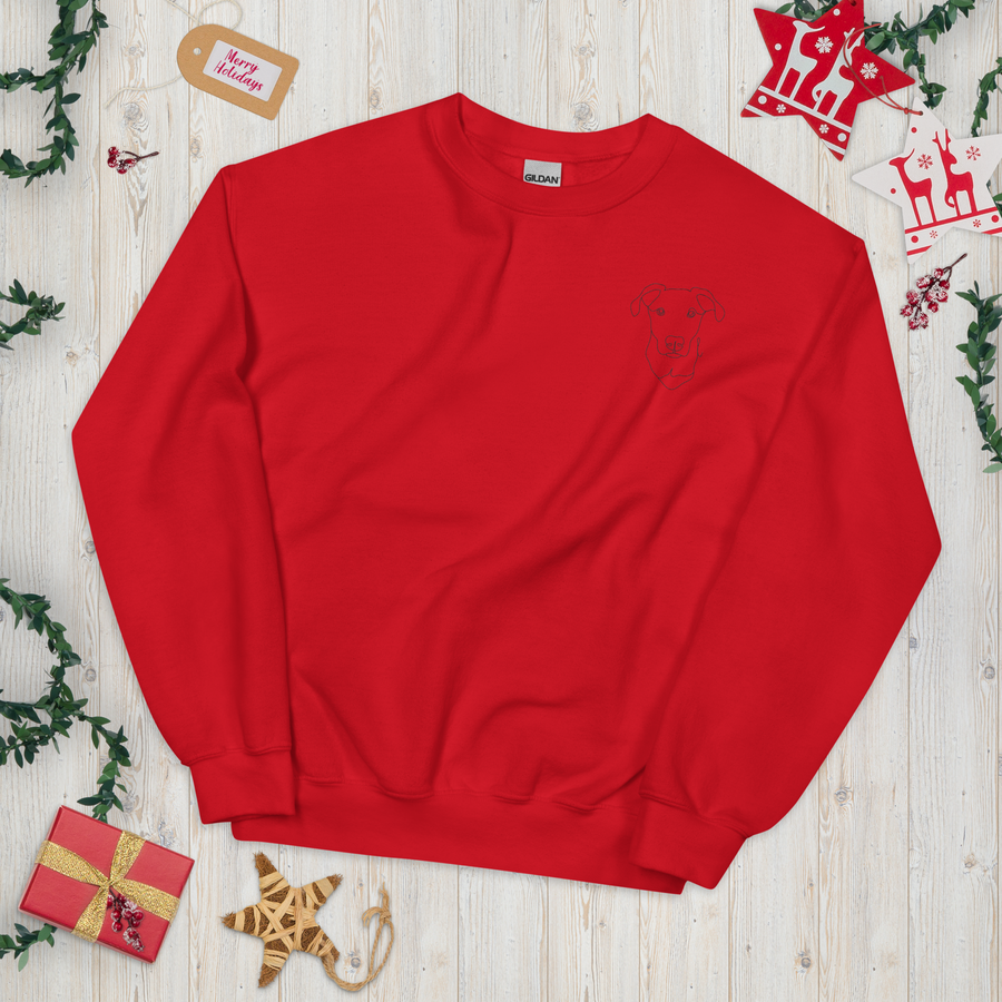 Custom Embroidered Pet Crewneck