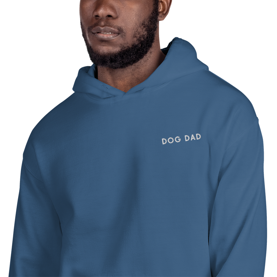 Dog Dad Embroidered Hoodie